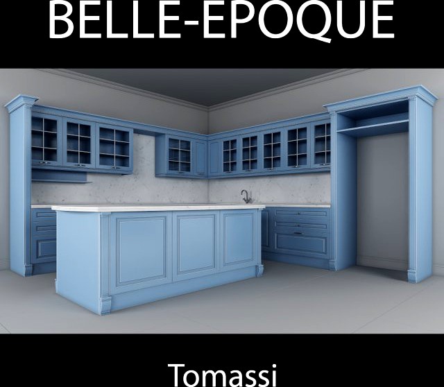 Kitchen Belle Epoque Tomassi 3D Model