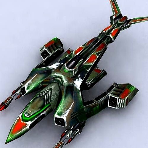 3DRT - Sci-Fi Fighters Fleet -  Fighter 12