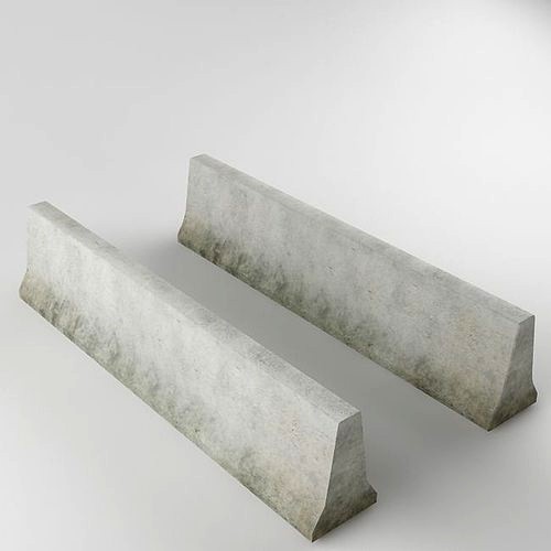 Traffic concrete barrier 02