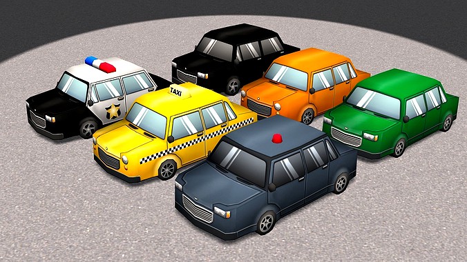 Cartoon Cars pack 2