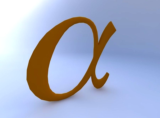 Greek Letter, Alpha