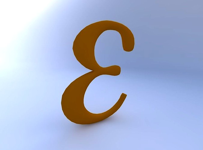 Greek Letter, Epsilon