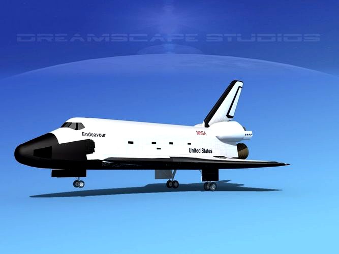 Space Shuttle Endeavour Landing LP  1-3