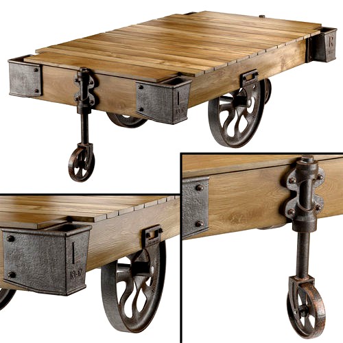 FACTORY CART COFFEE TABLE