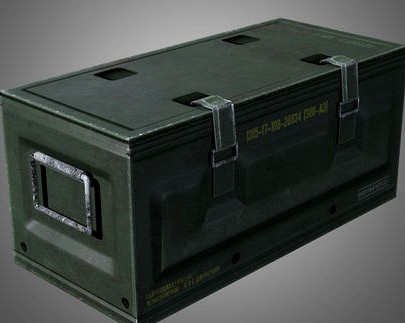 Military Supply Crate - PBR Game Ready