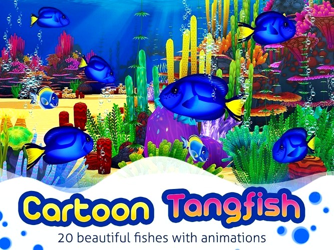 Cartoon Tang Fish