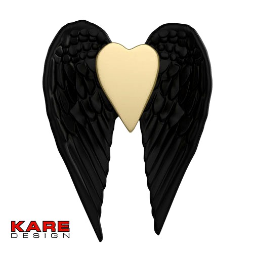 Kare Design Wall Decoration Vase Flying Heart