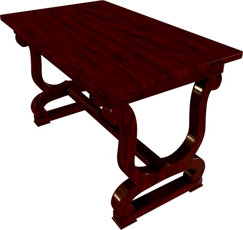 Antique Table 2 3D Model