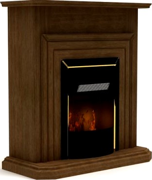 3DByte Fireplace 12 3D Model