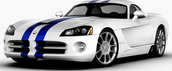 Dodge Viper SRT10 3D Model