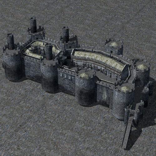 Castle Set 1 in obj format