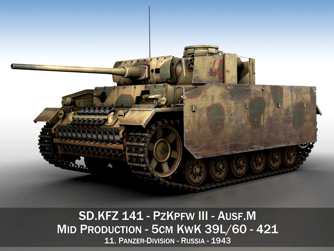 PzKpfw III - Panzer 3 - Ausf M - 421