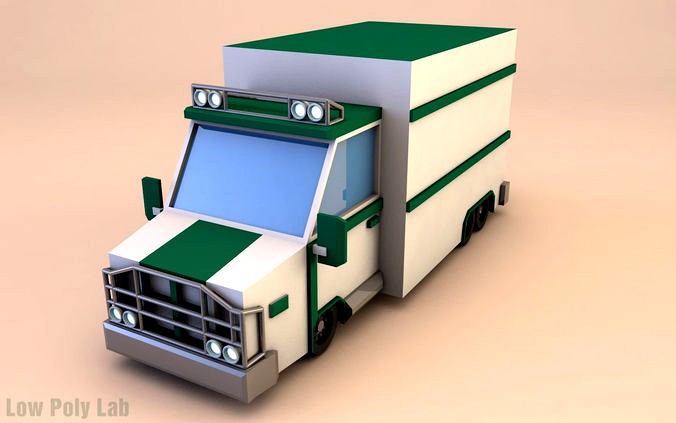 Low Poly Truck