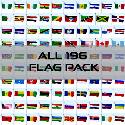 All 196 Flag Pack