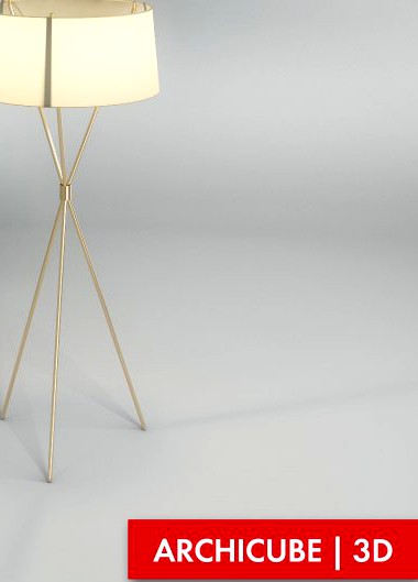 Floor Lamp 002 3D Model