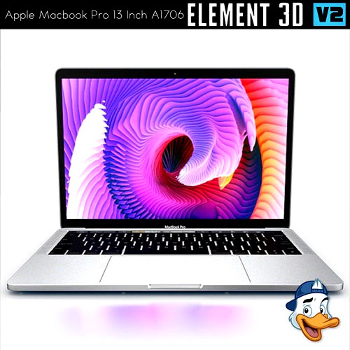 Apple Macbook Pro 13 Inch A1706 for Element 3D