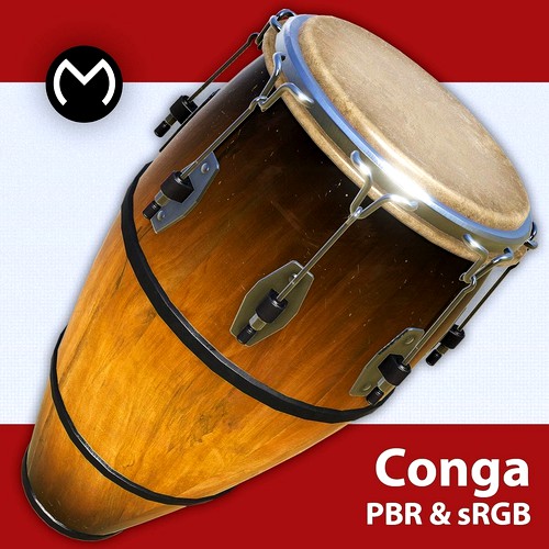 Conga Drum - Real Time PBR