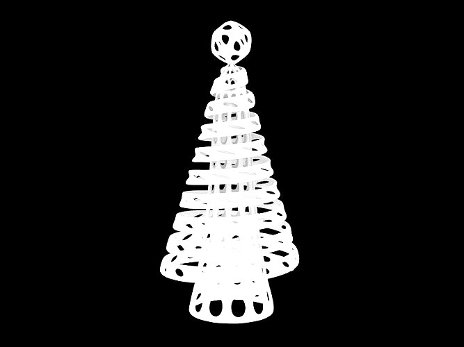 Parametric Christmas Tree | 3D
