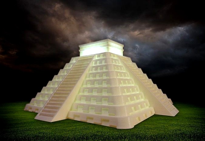 Temple of Kukulkan at Chichen Itza | 3D