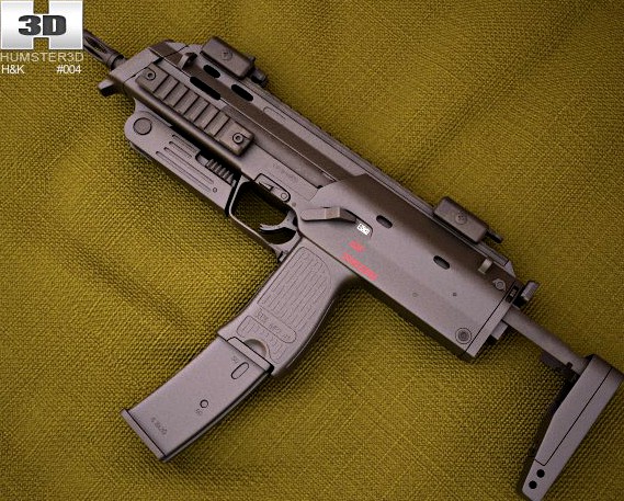 Heckler  Koch MP7 3D Model