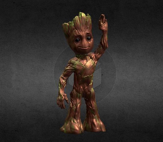 Baby Groot from Guardians of the Galaxy 2 INSPIRITED FIGURE | 3D