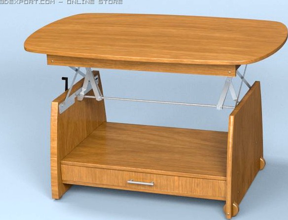 Small configurable table 3D Model