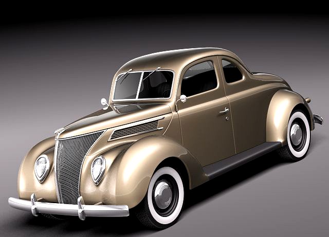 Ford 1937 coupe 3D Model