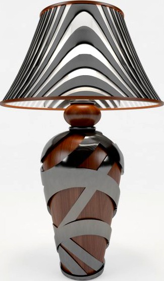 Modern table lamp 3D Model