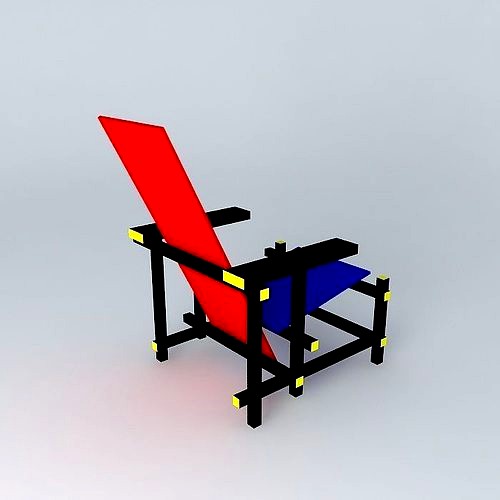 Red and Blue chair Rietveld