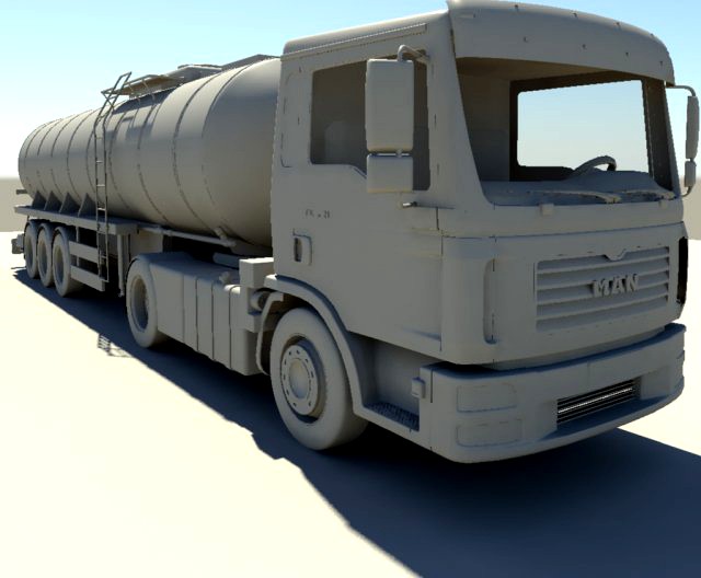 Trucks complete pack 3D Model