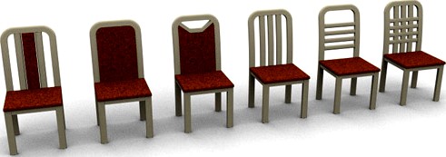 Chair pak 01 3D Model