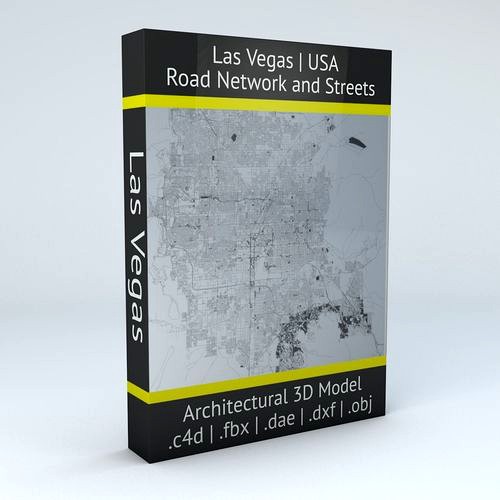Las Vegas Road Network and Streets