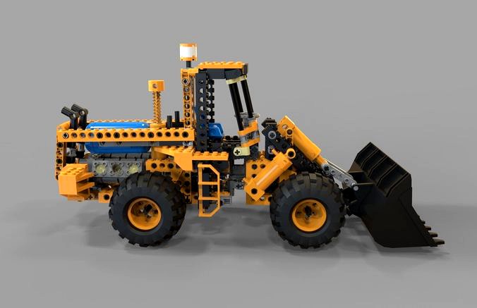 Lego tractor loader