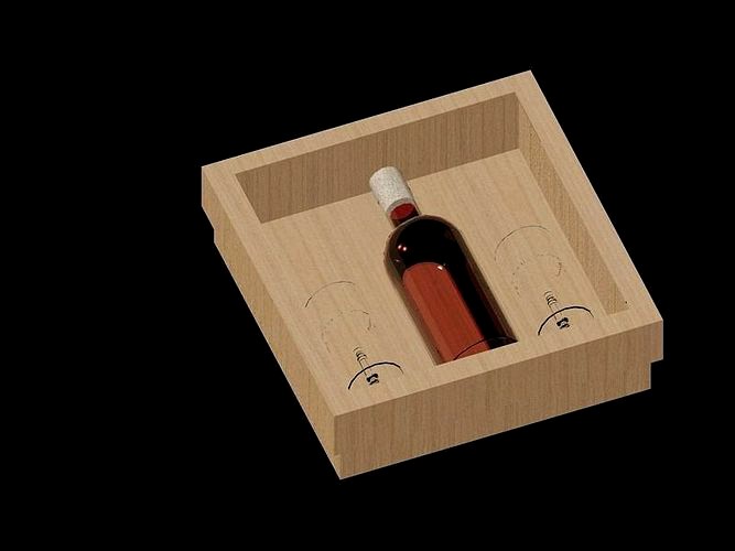 Wine bottle box