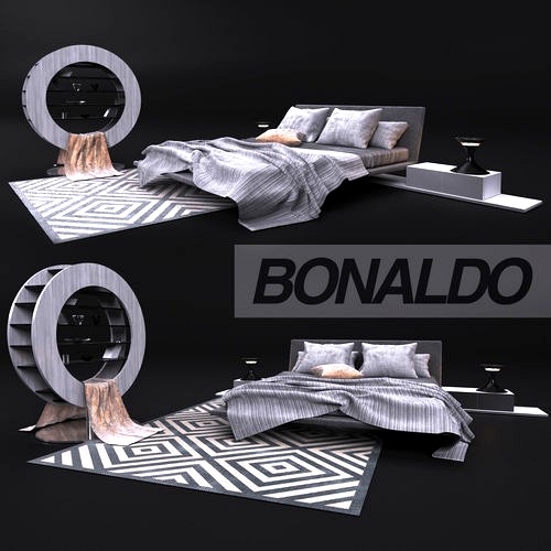 Comfortable bed  Bonaldo