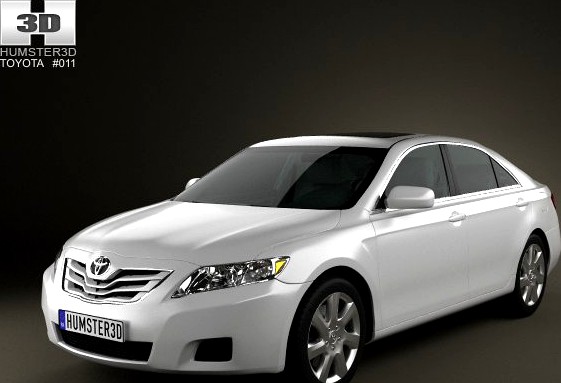 Toyota Camry 2010 with HQ Interior 3D Model