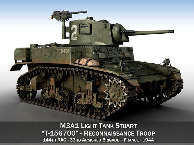 M3A1 Light Tank Stuart  156700