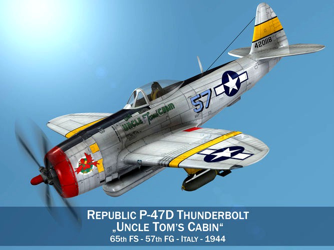 Republic P-47D Thunderbolt - Uncle Toms Cabin