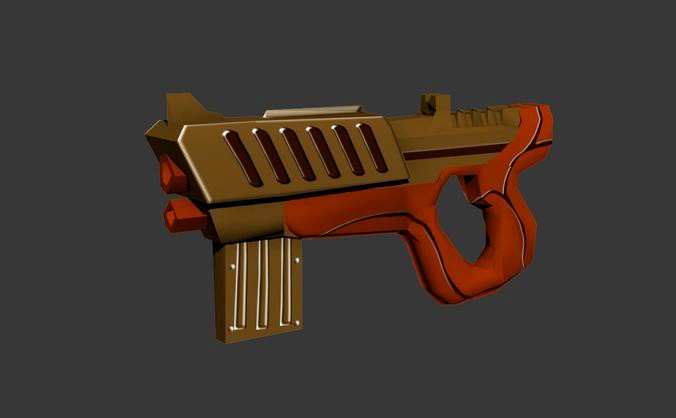 Low Poly Gun