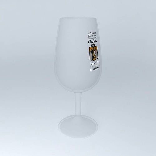 Commemorative wine glass