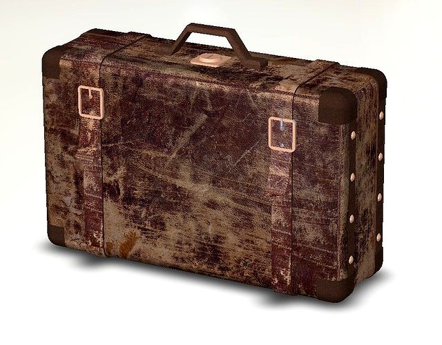 Vintage suitcase bag briefcase