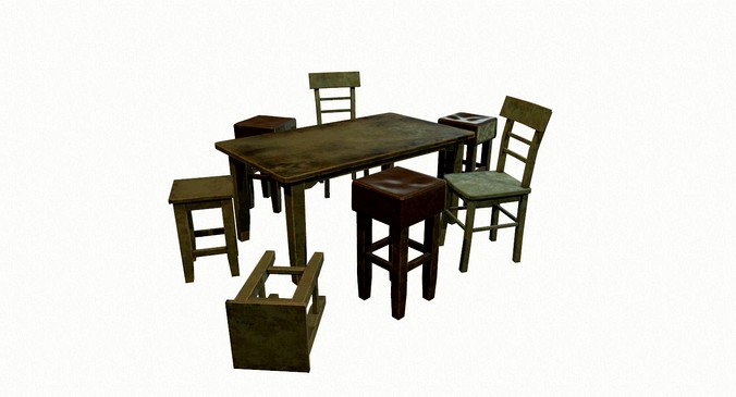 Old furniture set