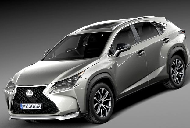 Lexus NX 2015 3D Model