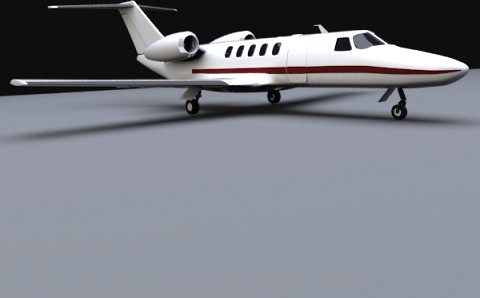Cessna citation cj4 3D Model