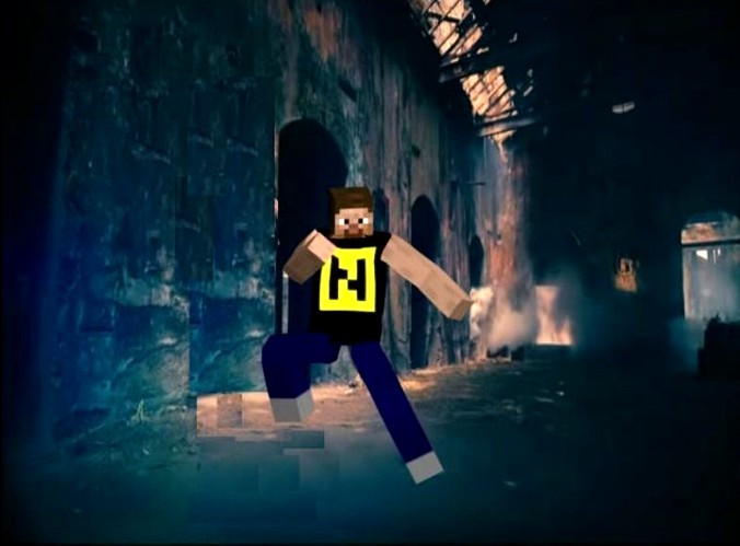 Minecraft dance 3d model