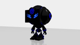 Black robot