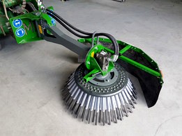 Weed brush for small loader or forklift.