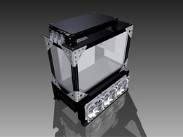 Custom Micro-ATX Mineral Oil Computer Case