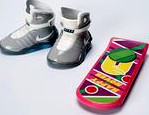 Back to the future Nike Sneakers &amp; HOVER BOARD made by ATOM 3D printer
