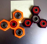Spinners O3D (V1 Orange &amp; V2 Purple)
